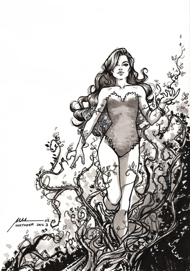 Inktober 2017 Day 03 - A5 N&amp;B/B&amp;W