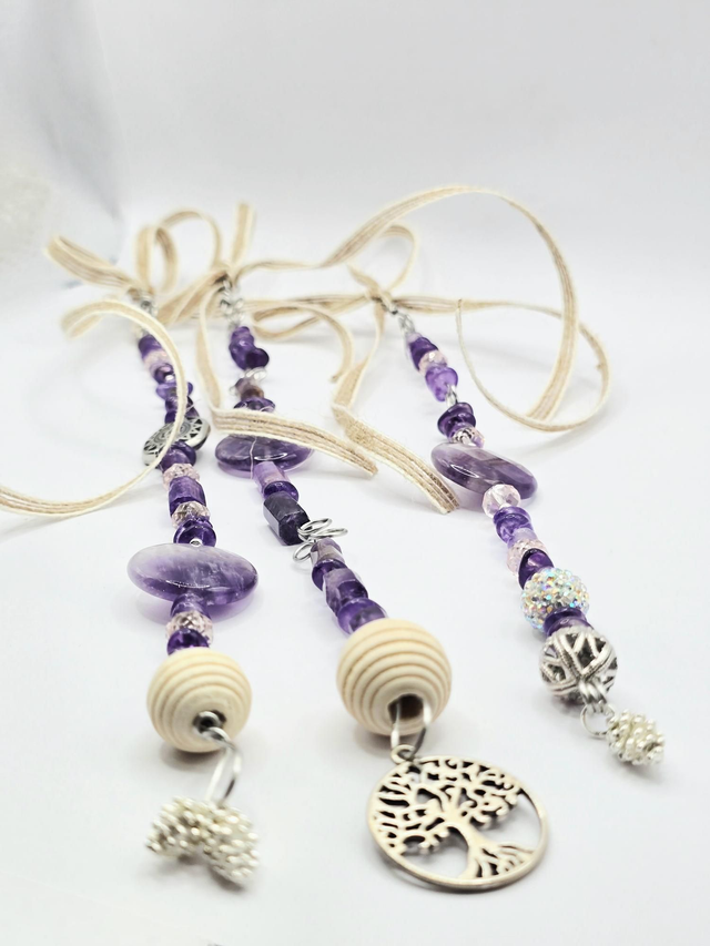 Suspension pour rétroviseur : Améthyste 