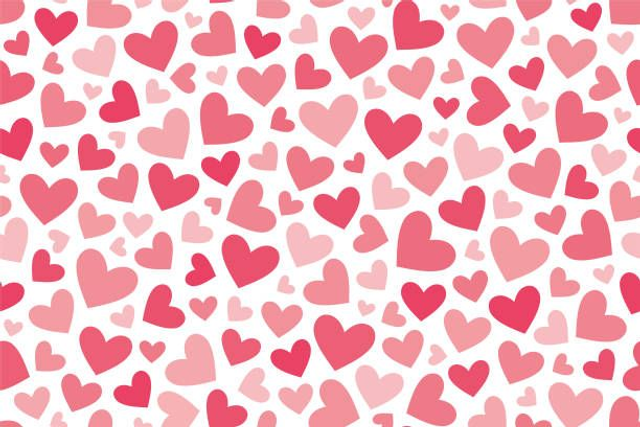 Porte-clé multi coeurs 