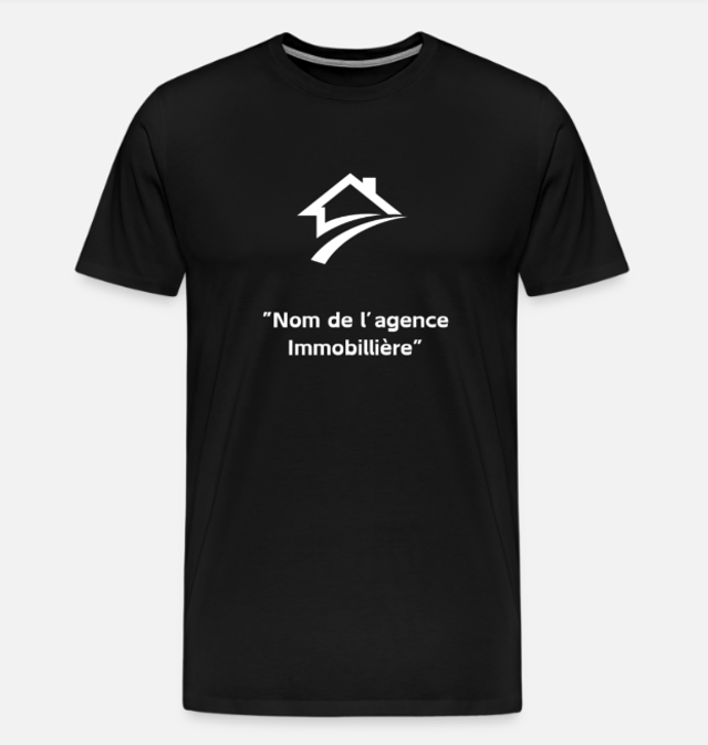 T-shirt personnalisable Agence Immobillière