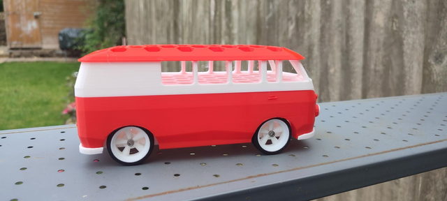 Custom 3D Printed Campervan Pencil Holder – Personalized Desk Organizer