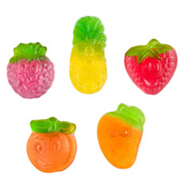 Tropifun HARIBO – Bonbons Gélifiés aux Fruits Tropicaux Rigolos 100g