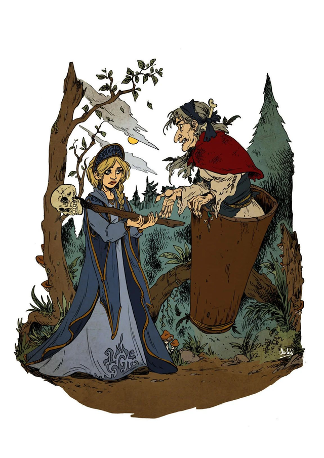 2 personnages couleur - commande d&#039;illustration numérique