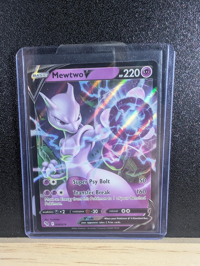 Mewtwo V 030/078 Pokémon Go