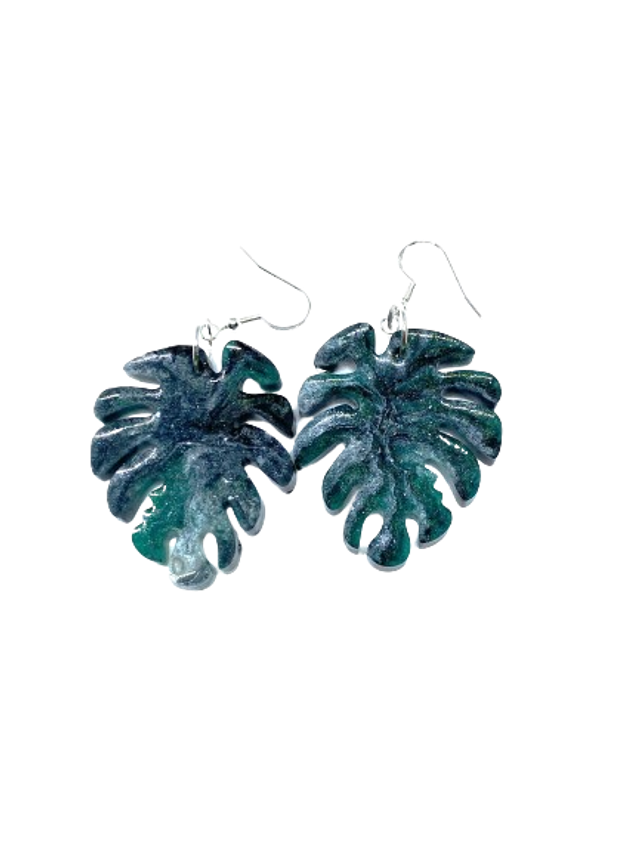 Boucles d'oreilles Feuille 