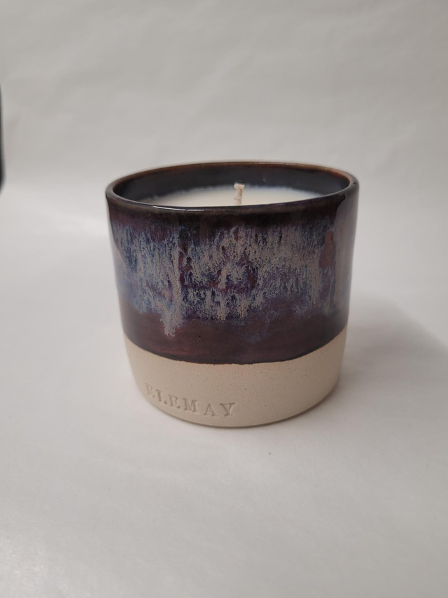 Starry Nights Refillable Cermaic Jar Soy Wax Candle - ES-018