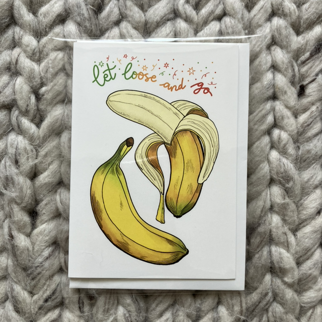 Greeting card Bananas