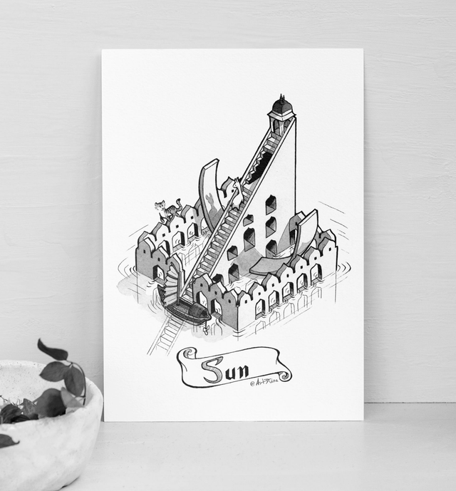 îles fantasy - L'aventure du Lama - Illustrations à l'unité