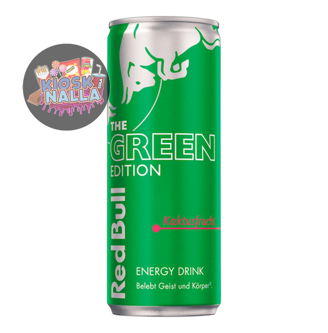 Red Bull Energy Drink Green Edition Kaktusfrucht 0,25l