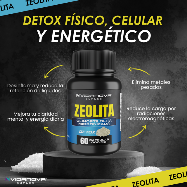 CÁPSULAS ZEOLITA VIDANOVA®