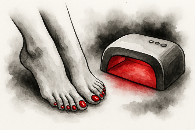 Fußpflege mit UV Lack