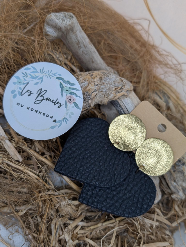 Clips coeur ❤️ bleu marine 