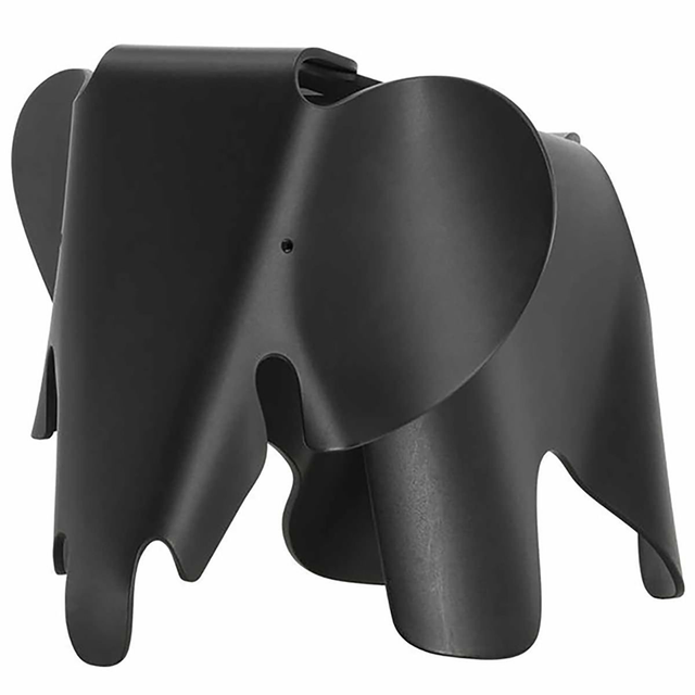 Vitra Eames Elephant Small en Polypropylène noir foncé (DA)
