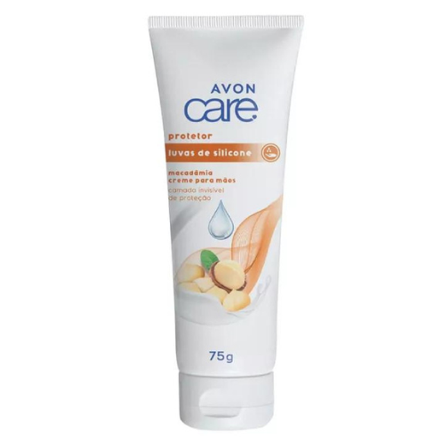 Luvas De Silicone Creme Protetor Para Maos Macadamia 75g