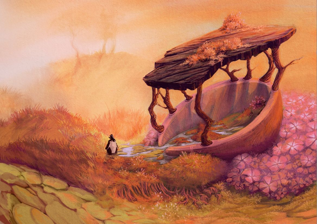 Impression A4 Sanctuaire Fleuri