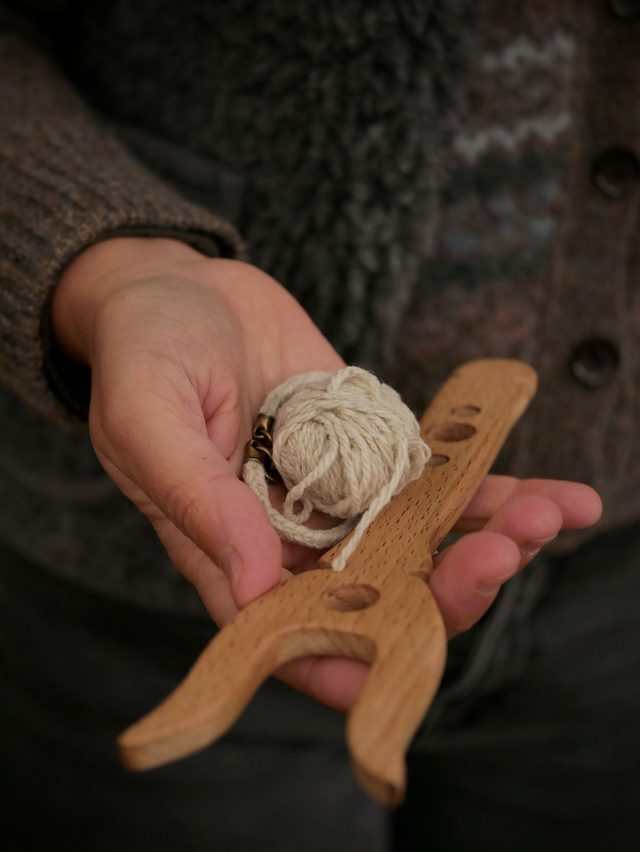 Bracelet RELIANCE - Laine double tour