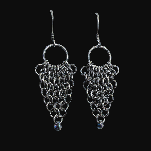 Kolczyki European 4 in 1 Chainmail