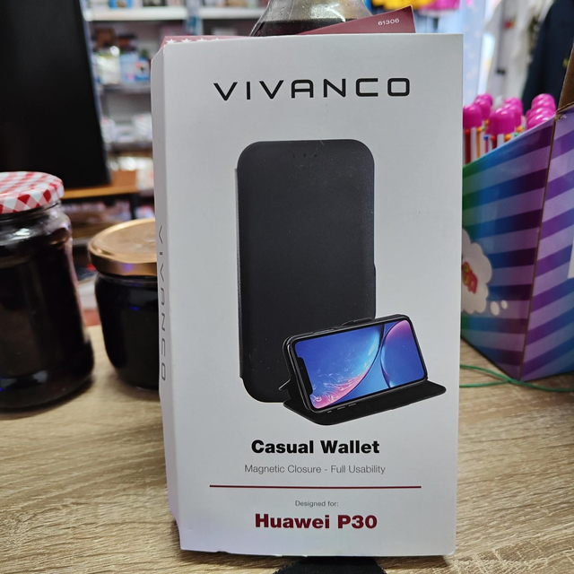 Huawei P30 HandyHülle Vivanco Casual wallet 