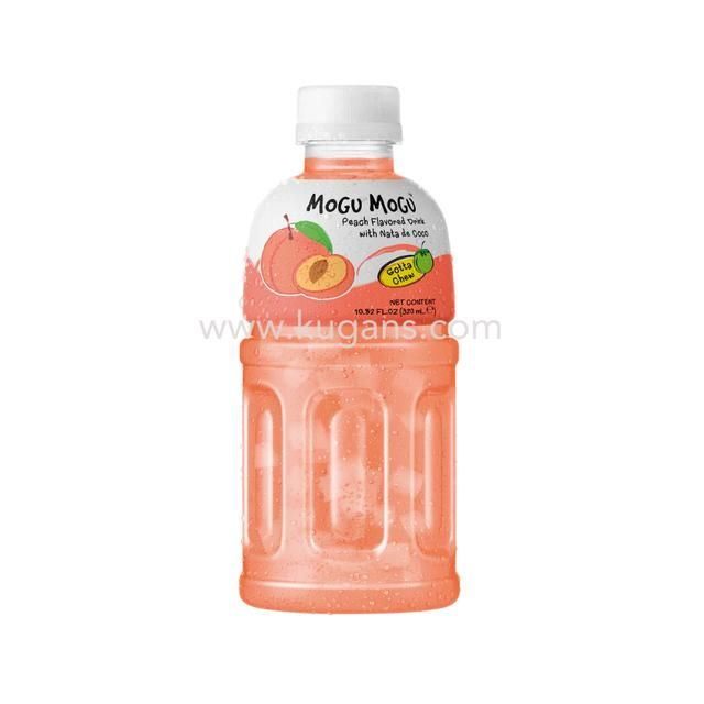 Mogu Mogu Peach &amp; Nata De Coco Flavoured Drink 320ml