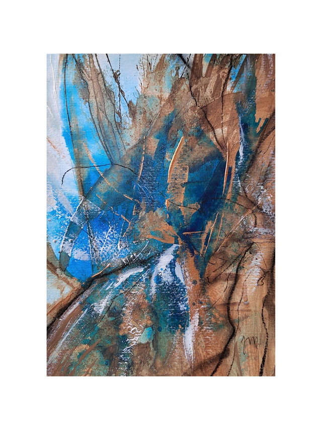 &quot;Royal splash 3&quot; - 24 x 34 cm