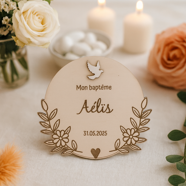 Pancarte baptême 