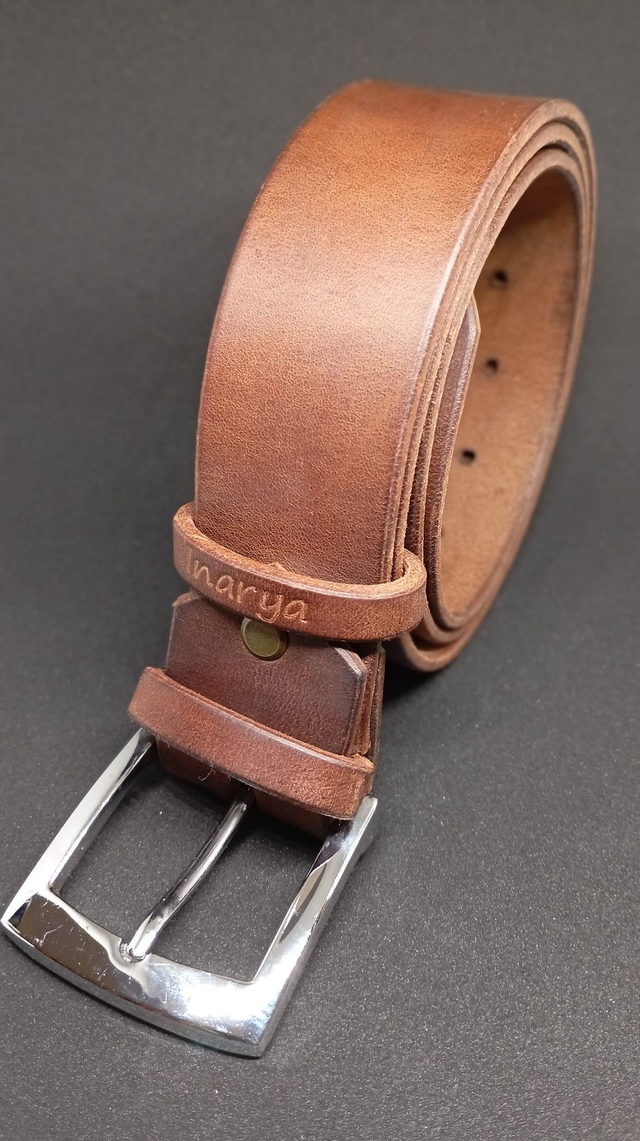 Ceinture 40 mm marron