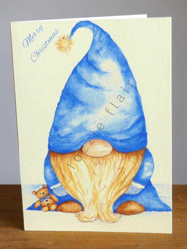 Pack of 5 Gnome Christmas Cards
