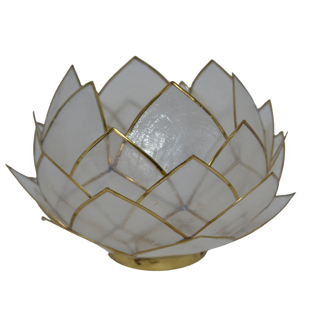 Photophore naturel Lotus - Naturel