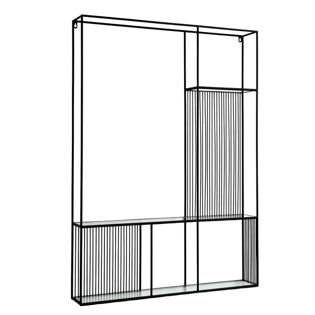 Axis Shelf Unit With Glass Shelves