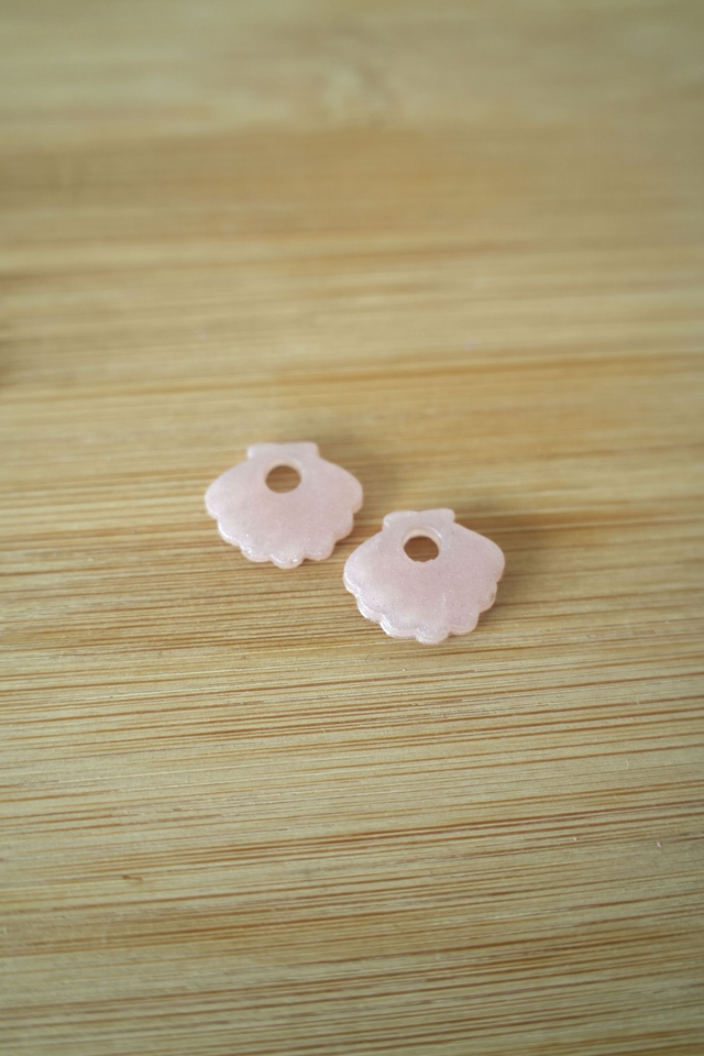 Petites pampilles coquillages roses