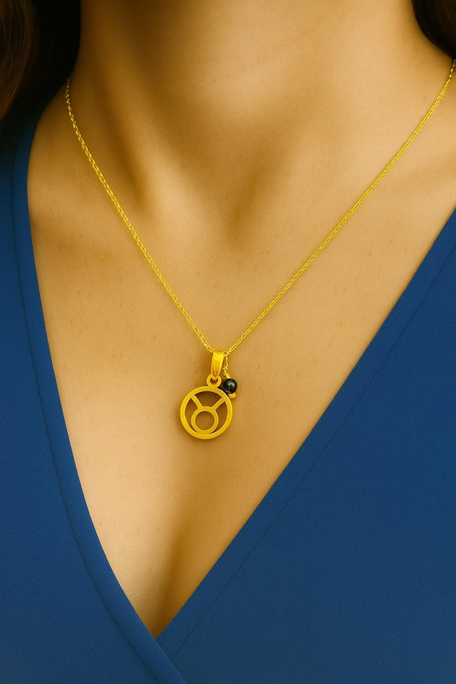 Collier Pierre Porte-Chance - Taureau