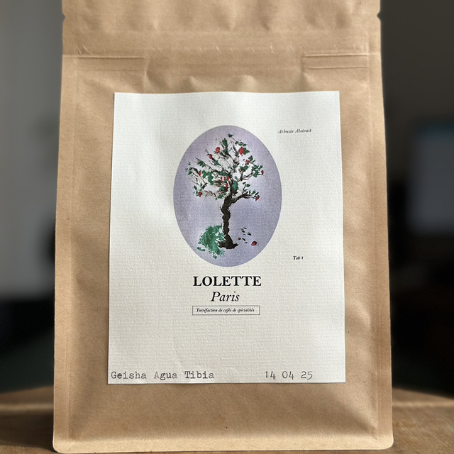 250g café Geisha Agua Tibia (en grain)  