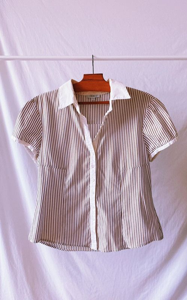 Chemisier manches ballons UN DEUX TROIS - XL 42