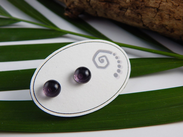 Boucles Puces - Rose Foncé