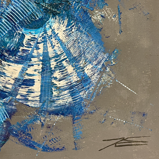 Où est le Bleu ? - Huile 100x120cm - 2009