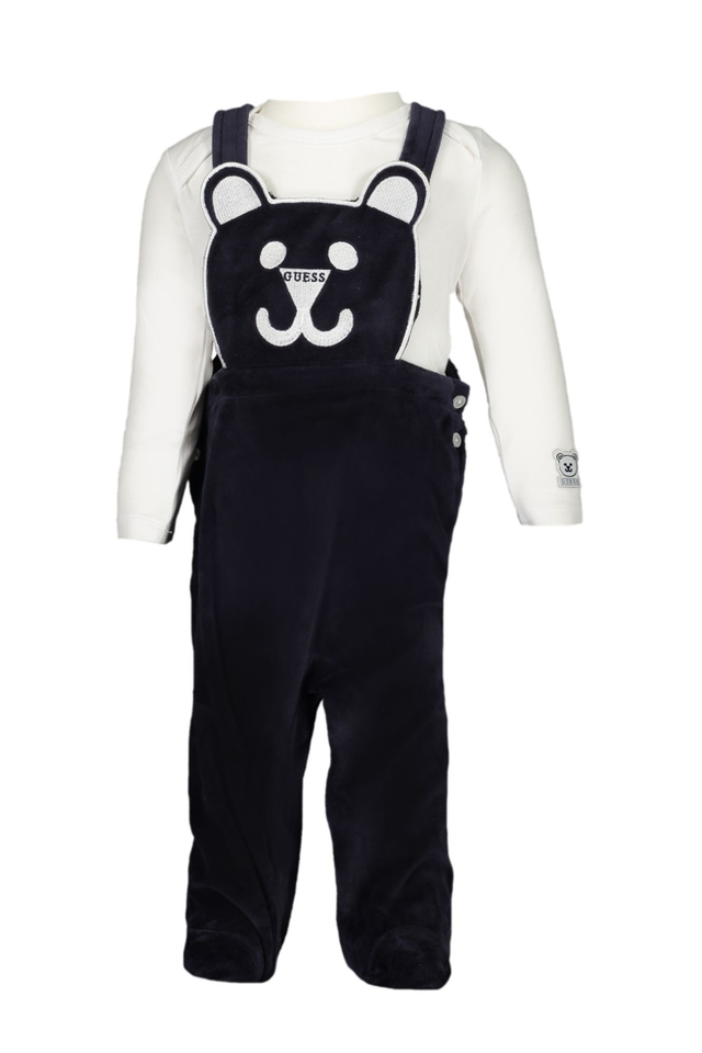 GUESS JEANS PANTALONE A SALOPETTE BAMBINO BLU