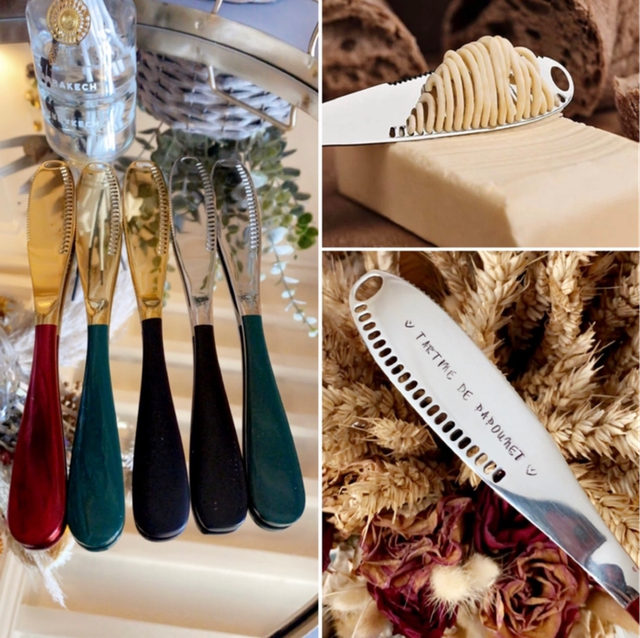 Couteau tartineur 3 fonctions ACIER