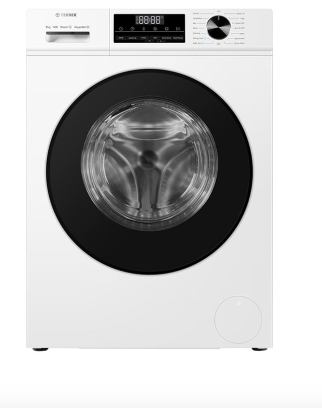  TEKNIK TK3W814XW, 8kg 1400spin Freestanding Washer, White