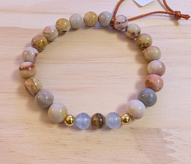 Agathe d'Afrique et calcite bleu