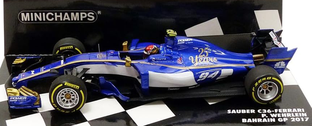 Sauber C36 P. Wehrlein Bahrain GP 2017 Minichamps 1:43 Formel 1