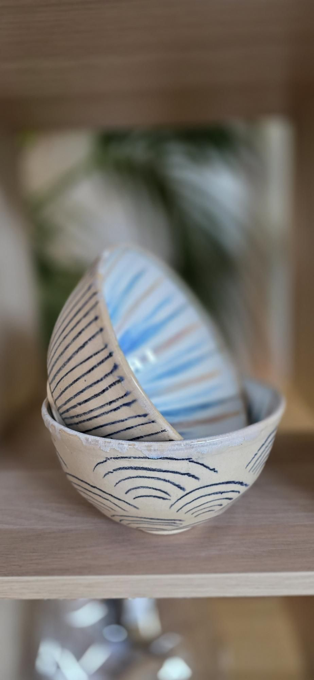 Bol a ramen (avec cuillère en bois)