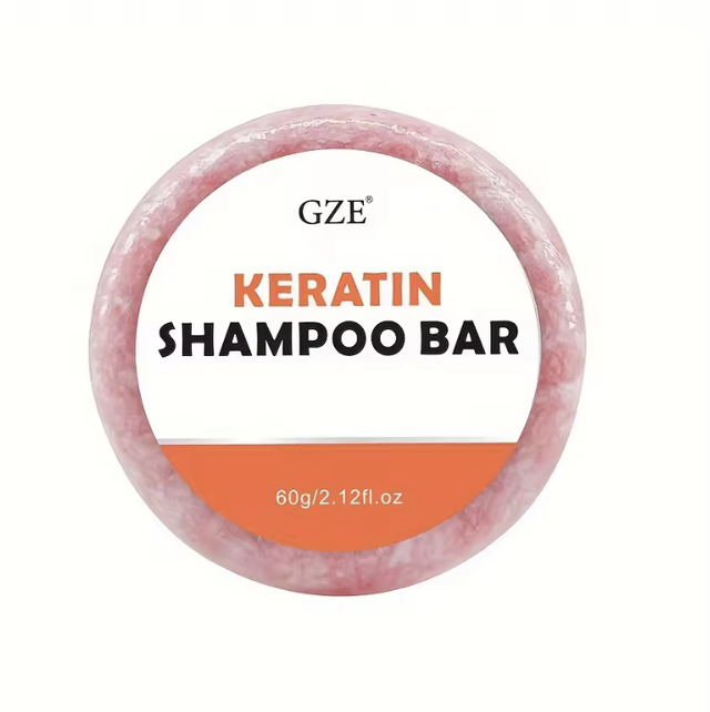 Shampoing solide Kératine – Cheveux réparés et doux