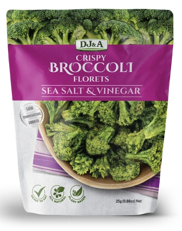 #3021 Crispy Broccoli Florets - Salt &amp; Vinegar 25g
