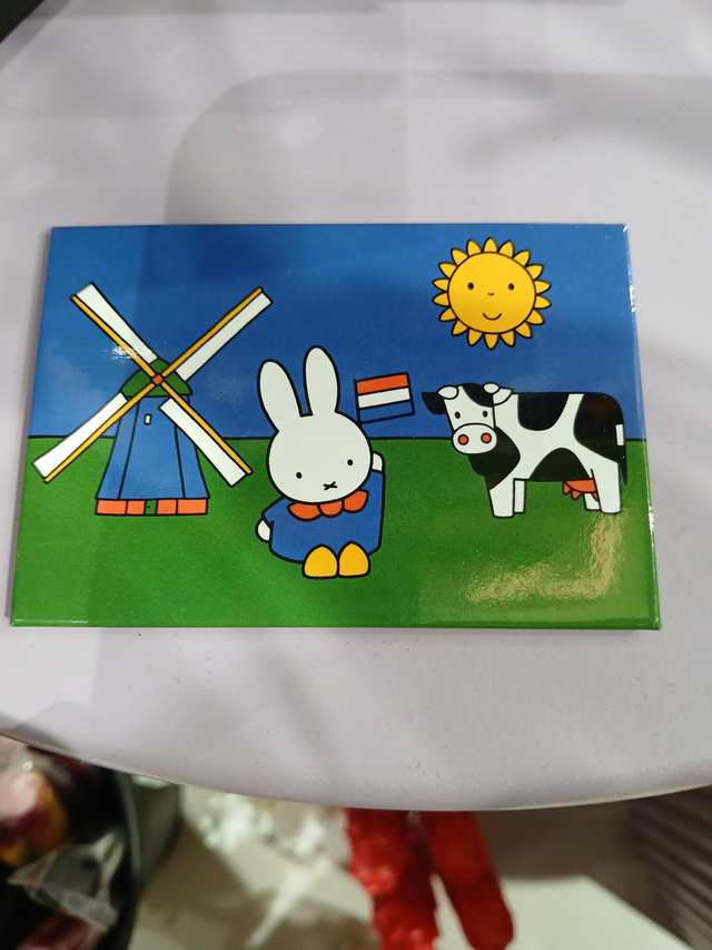Nijntje koelkastmagneet Tinplate weiland