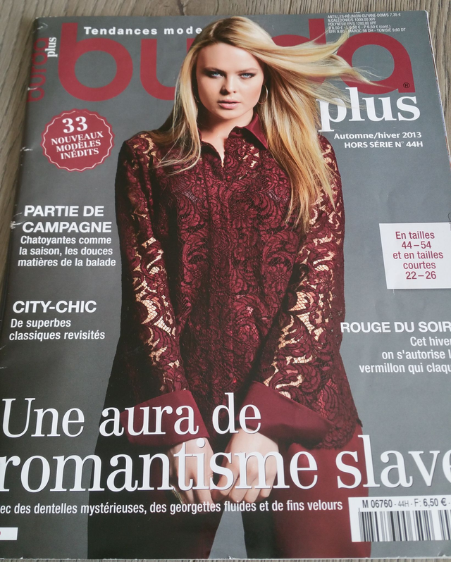 magazine Hors Série Tendances mode BURDA plus automne/hiver 2013