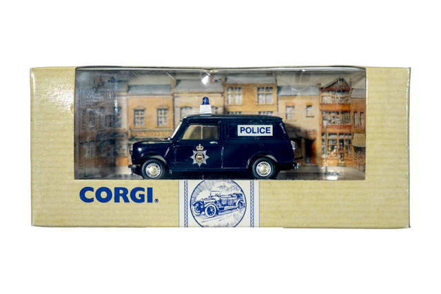 Corgi Police Mini Van