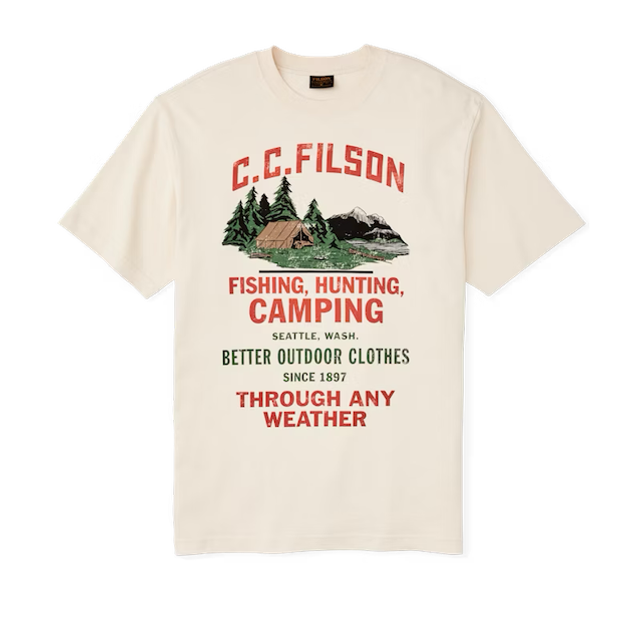 Filson Frontier Graphic T-Shirt Birch Camping