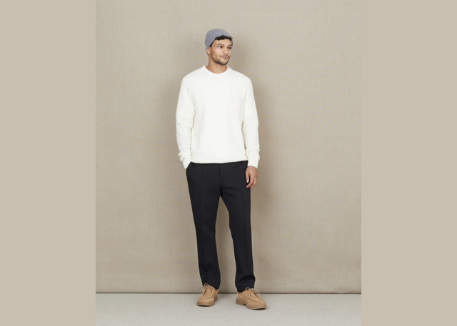 Chevignon Pull Pocket Wool Ecru