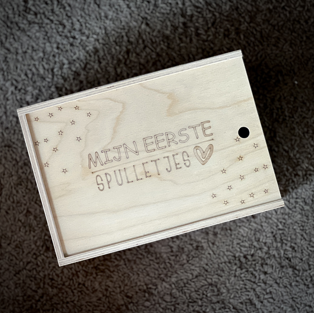 Gepersonaliseerde Houten Herinneringsbox