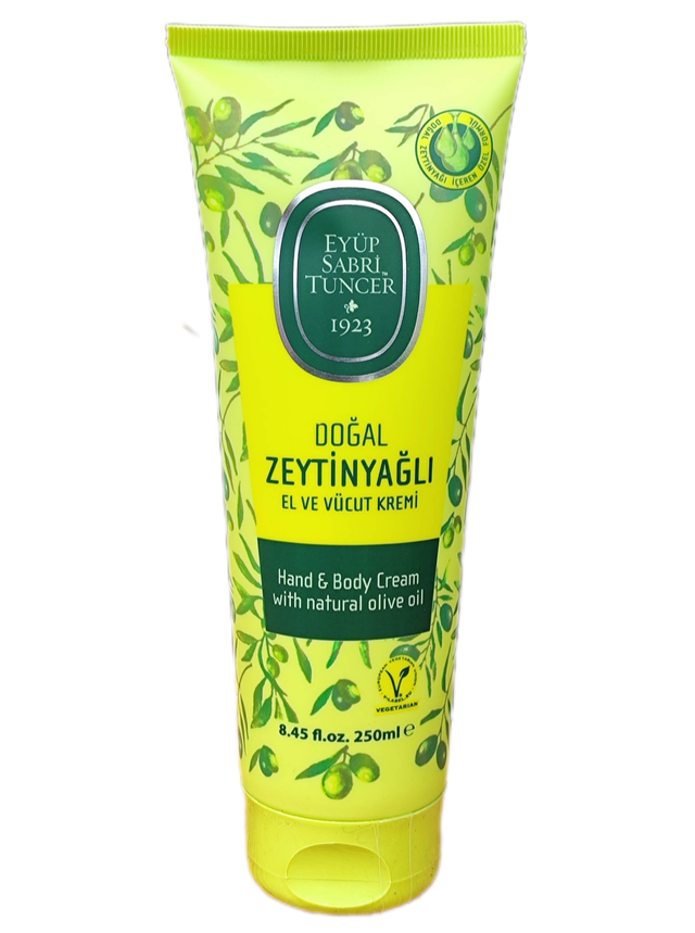 EYUP SABRI TUNCER 250ml Krem do Rąk i Ciała z Naturalną OLIWĄ Z OLIWEK